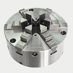 臺(tái)灣千島可調(diào)式普通型六爪鋼殼手動(dòng)卡盤(pán)6DACT系列