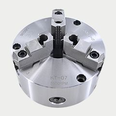 臺(tái)灣千島可調(diào)式強(qiáng)力型三爪鋼殼手動(dòng)卡盤(pán)KT系列