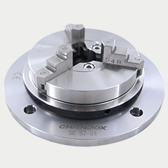 臺灣千島不銹鋼超薄三爪手動(dòng)卡盤SE-ST系列