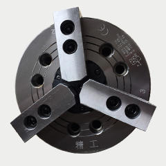 國(guó)產(chǎn)精工三爪中實(shí)長(zhǎng)行程液壓卡盤(pán)3M系列