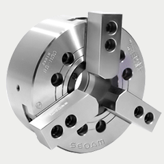 韓國(guó)瑞巖三爪超大通孔動(dòng)力卡盤CGH系列